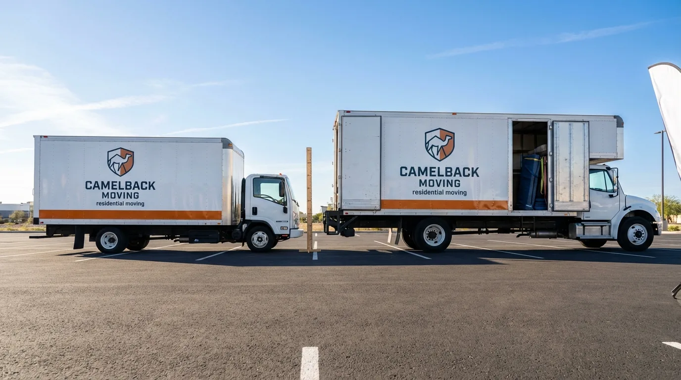 Moving truck size capacity guide in Romney